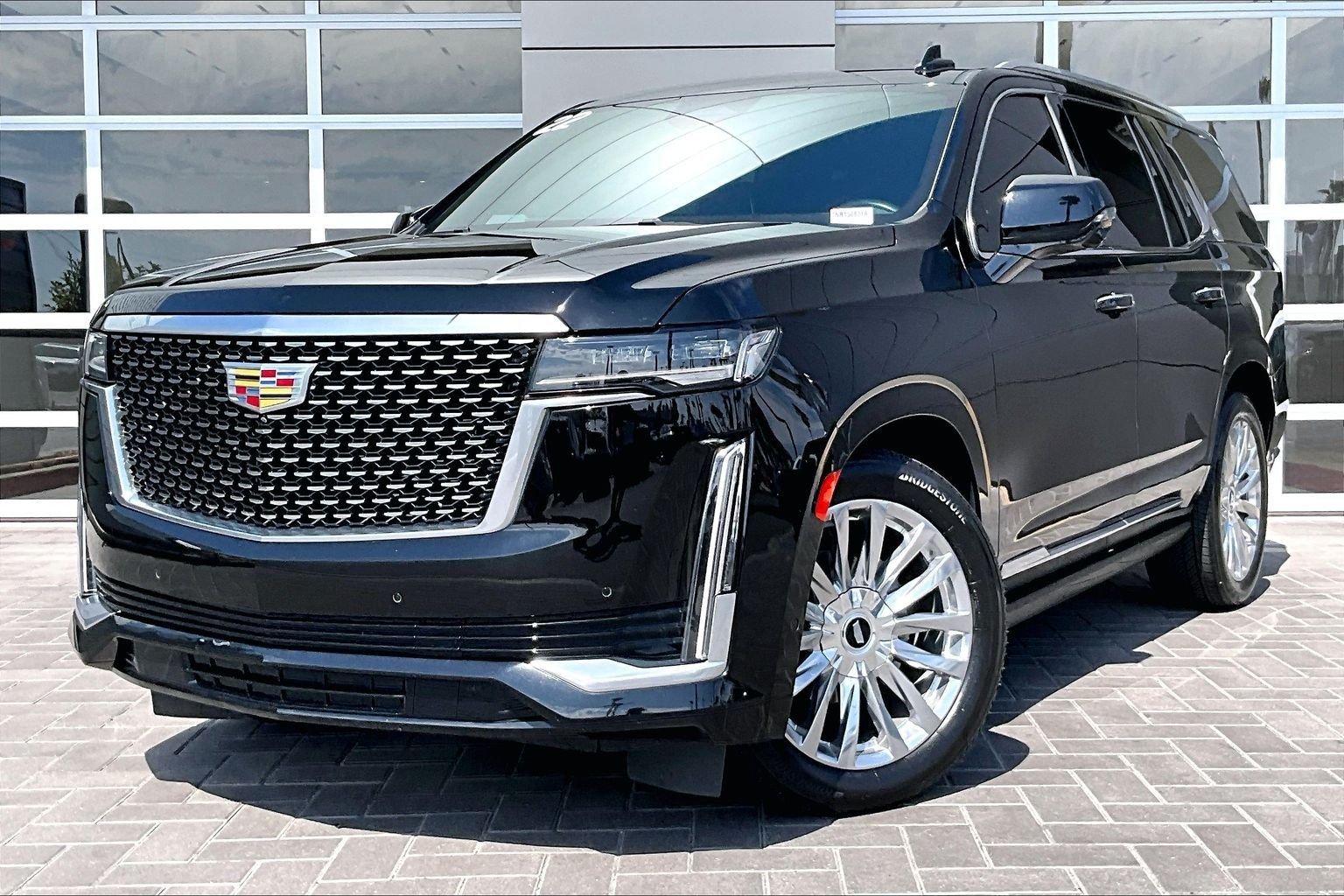 Used 2022 Black Cadillac Premium Luxury image 1