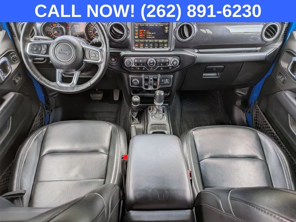Used 2021 Blue Jeep Unlimited Sahara Altitude image 24
