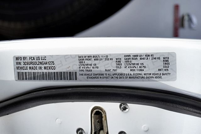 Certified Used 2022 White Ram Big Horn image 35