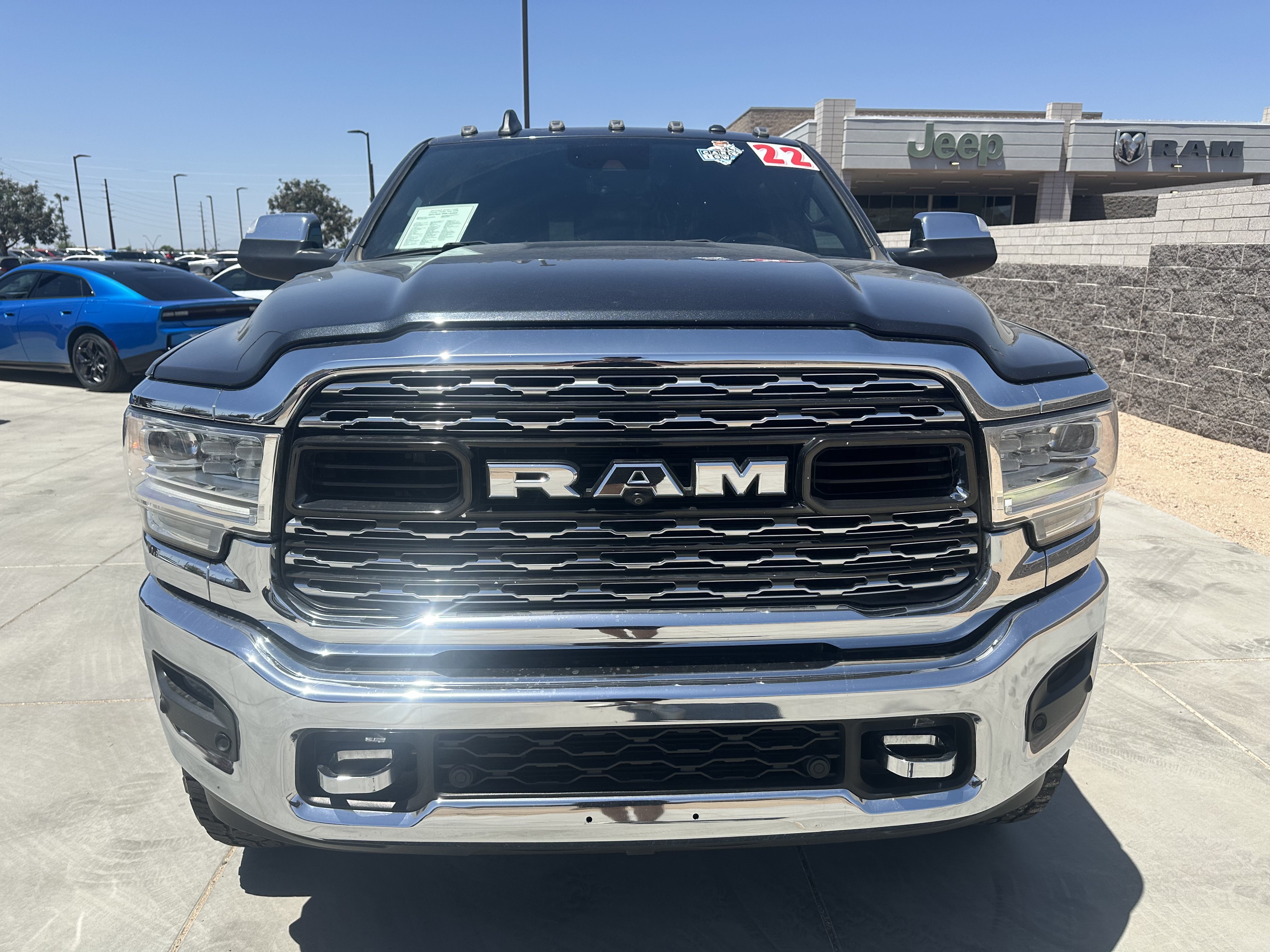 Used 2022 Maximum Steel Metallic Clearcoat Ram Limited image 8