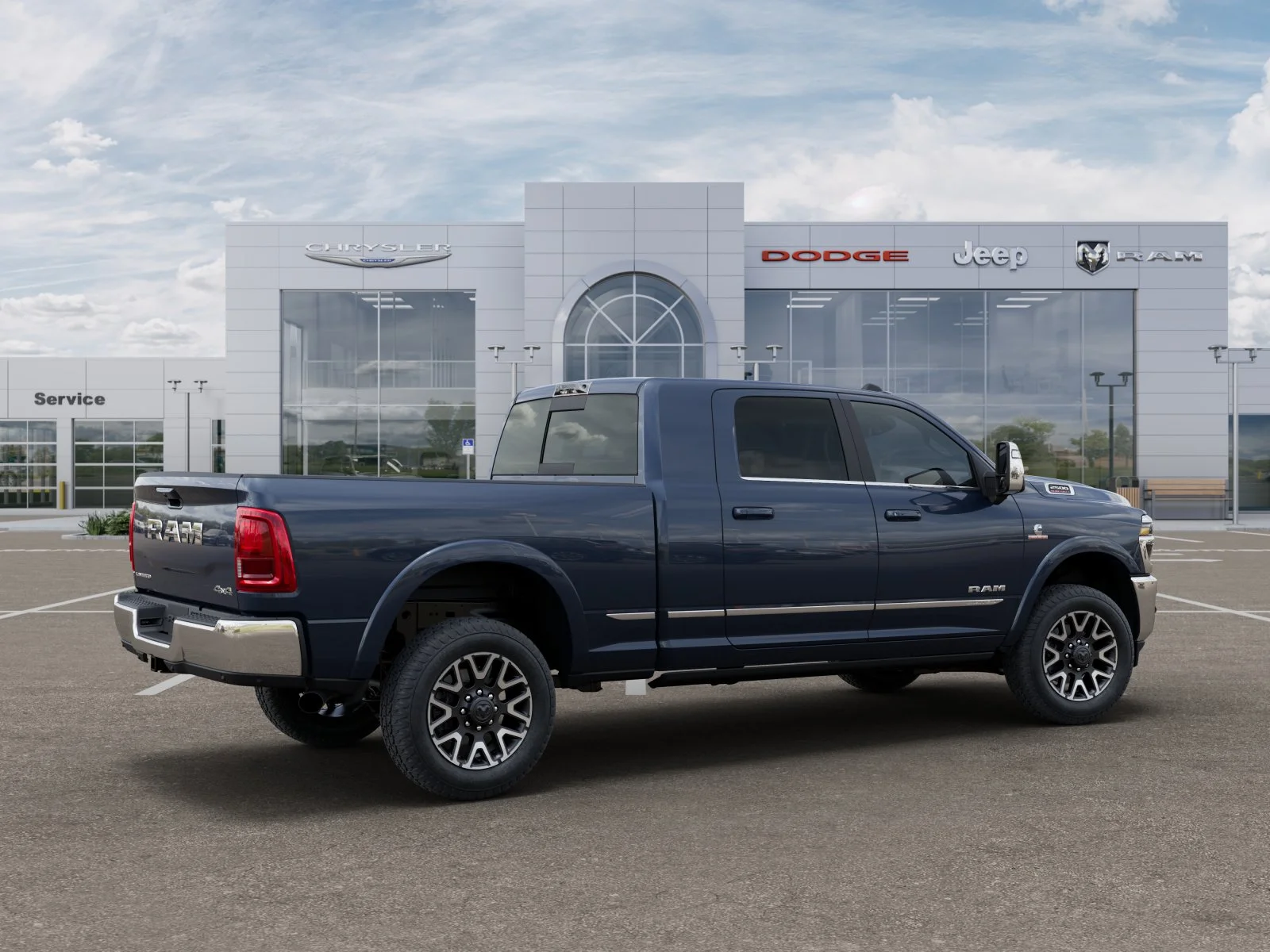 New 2025 Forged Blue Metallic Exterior Paint RAM Limited image 31