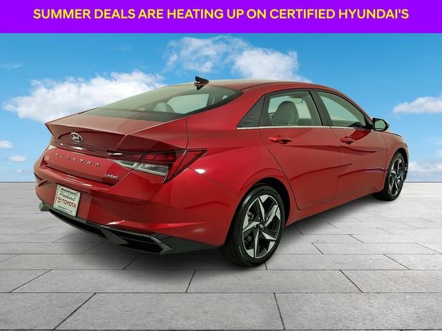 Certified Used 2023 Red Hyundai Limited image 8