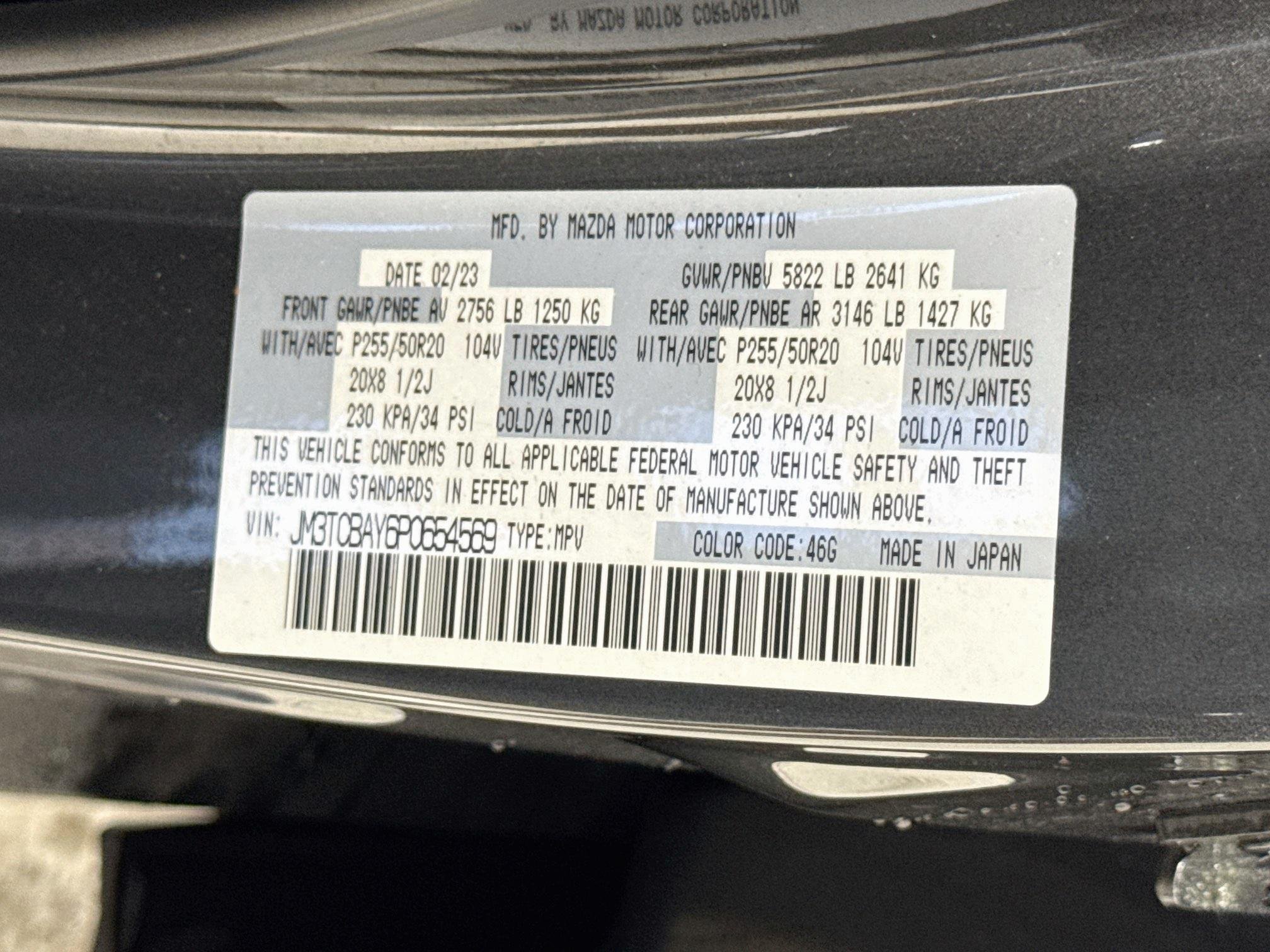 Used 2023 Machine Gray Metallic Mazda Touring Plus image 33