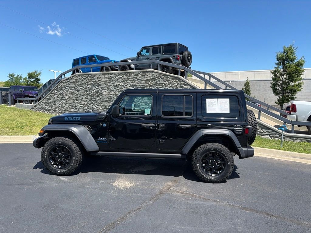 Used 2023 Black Jeep Willys 4xe image 4
