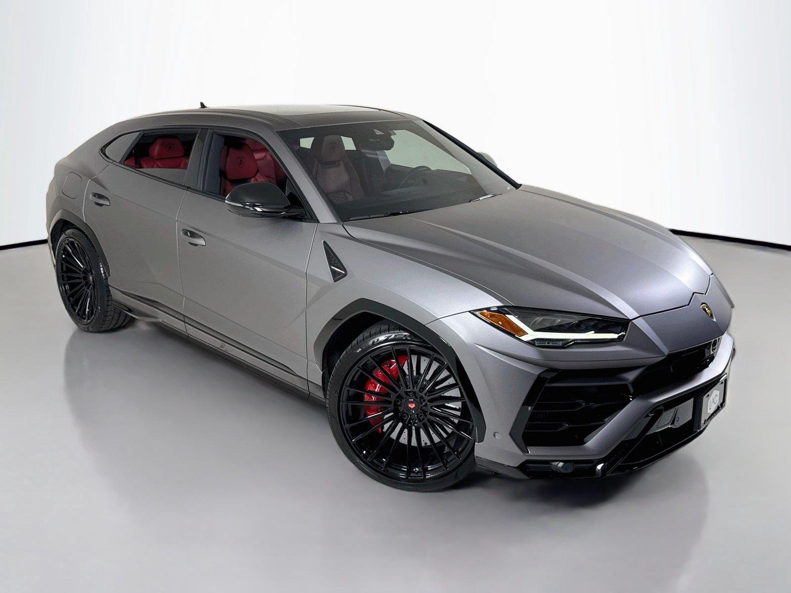 Used 2022 Grigio Nimbus Matt/Verde Scandal Lamborghini Graphite Capsule image 45