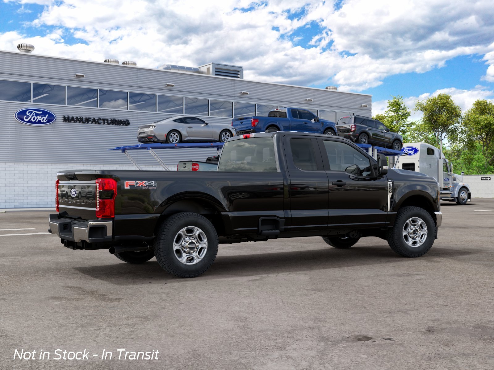 New 2027 Agate Black Metallic Ford XLT image 6