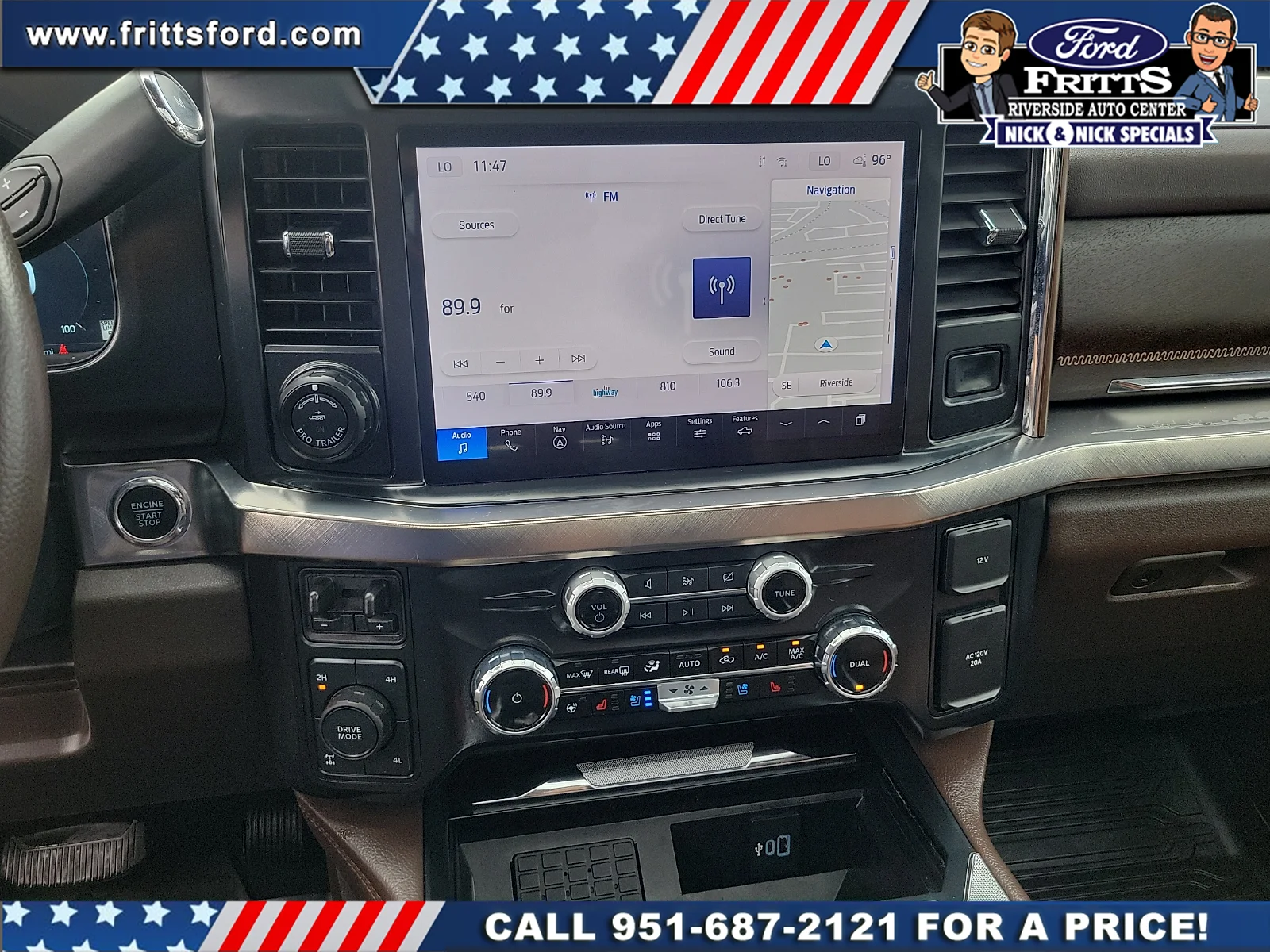 Certified Used 2024 Antimatter Blue Metallic Ford King Ranch image 9
