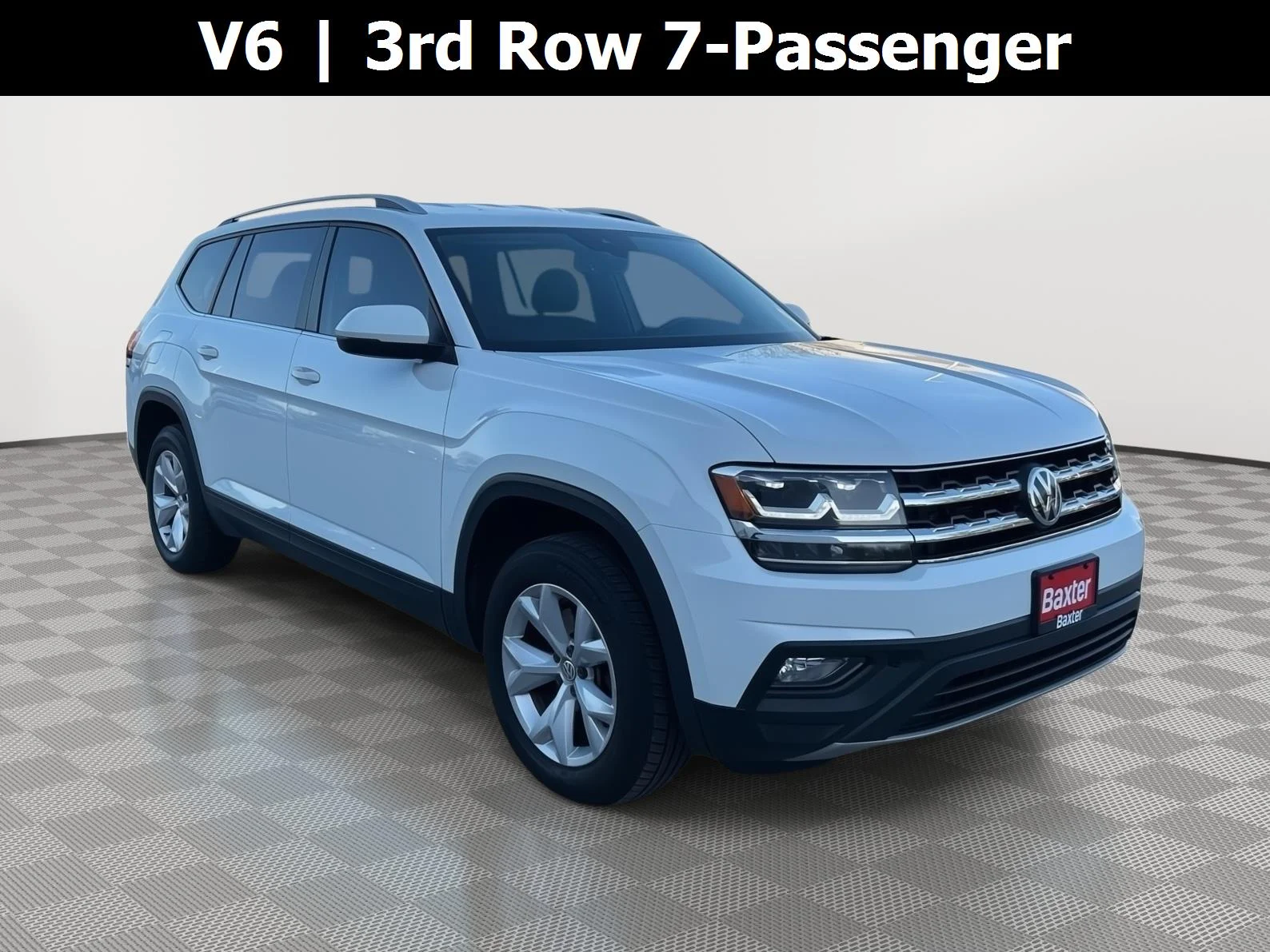 Used 2019 WHITE Volkswagen 3.6L V6 SE w/Technology image 1