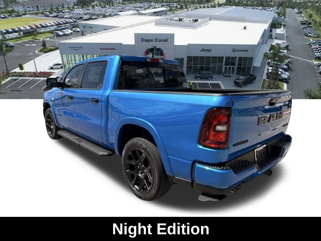 New 2026 Hydro Blue Pearl-Coat Exterior Paint RAM Laramie image 6
