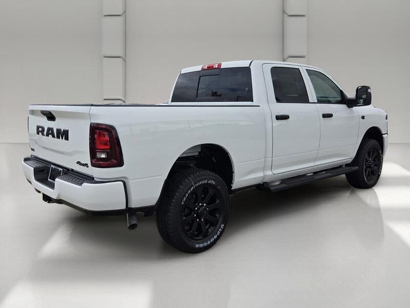 New 2027 Bright White Clear-Coat Paint RAM BLACK EXPRESS 4X4 CREW CAB 6