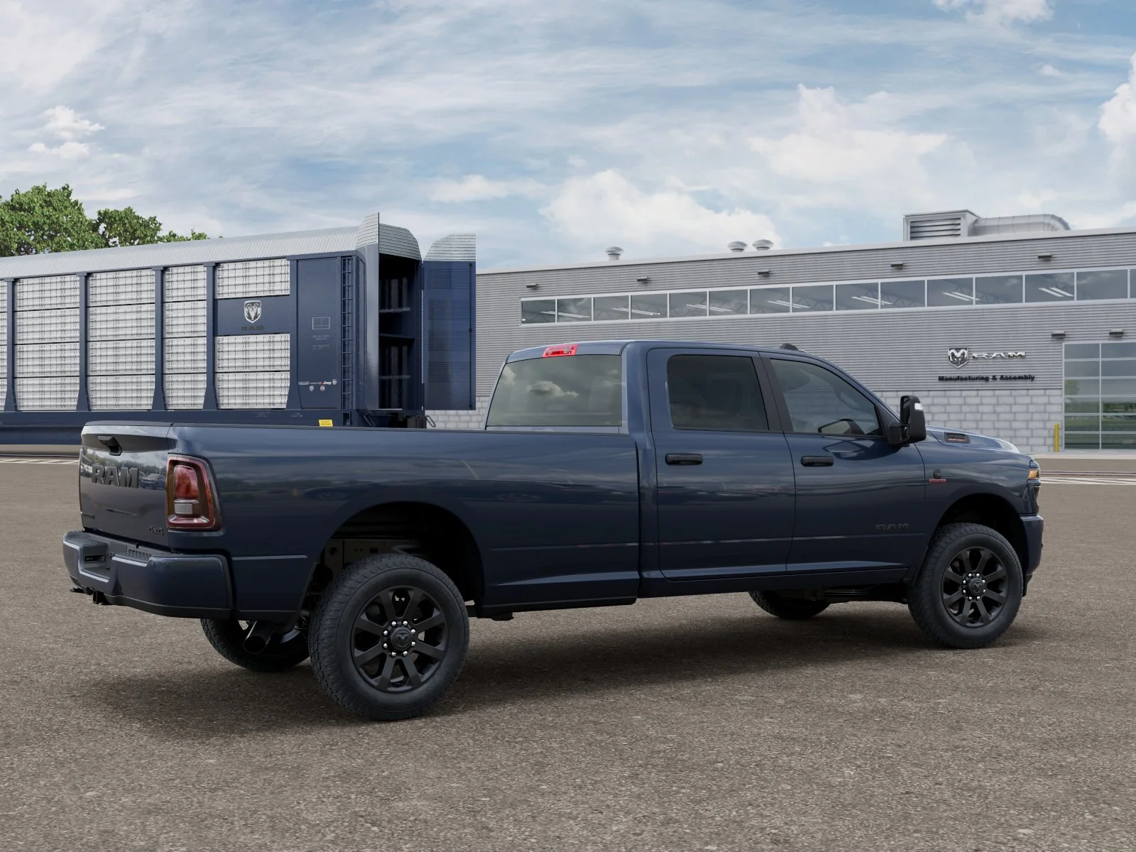 New 2026 Forged Blue Metallic Exterior Paint RAM Big Horn image 2