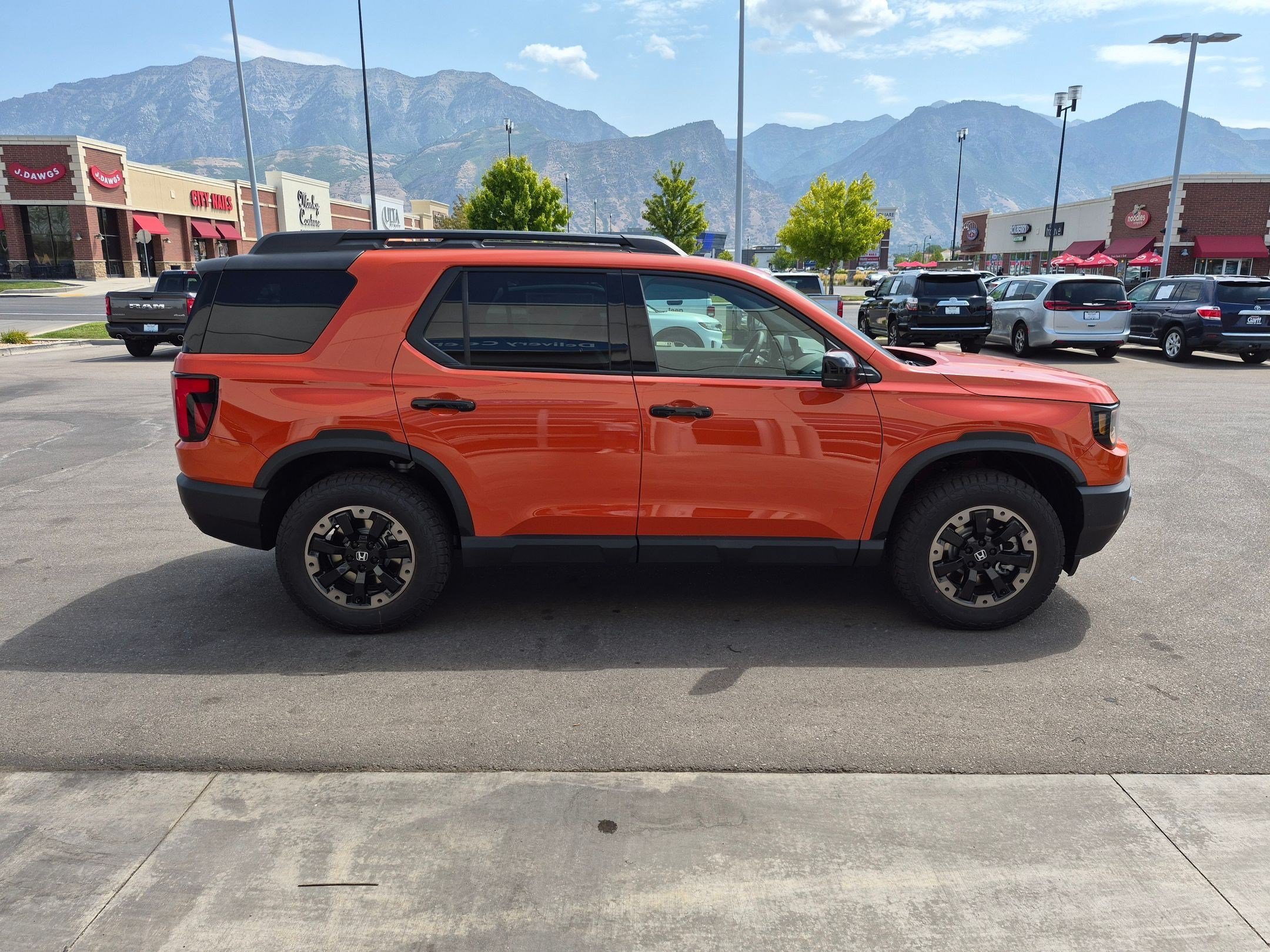 New 2026 Sunset Orange Honda TrailSport Elite image 2