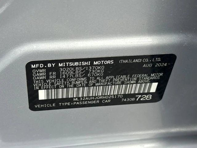 Used 2024 Blue Mitsubishi ES image 50