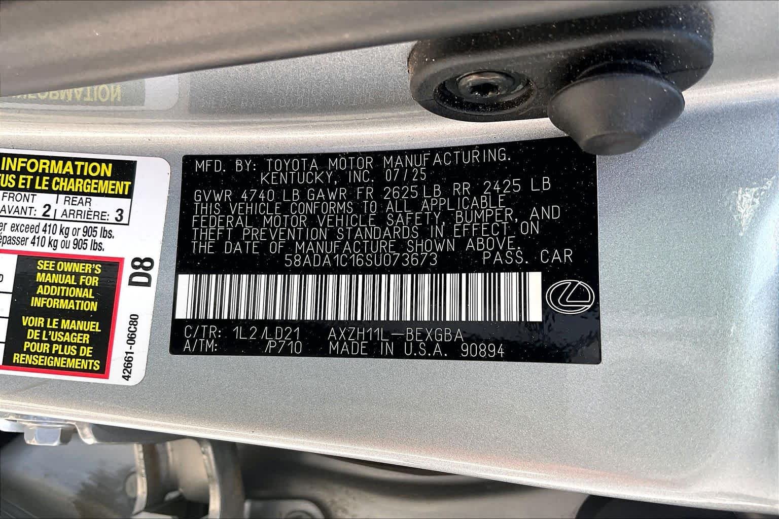Certified Used 2025 Iridium Lexus  image 30