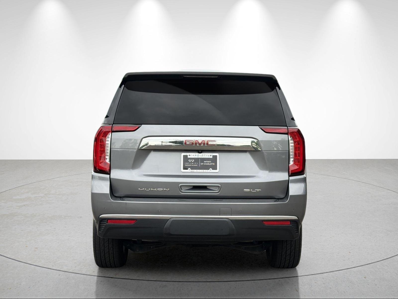 Used 2021 Satin Steel Metallic GMC SLT image 4