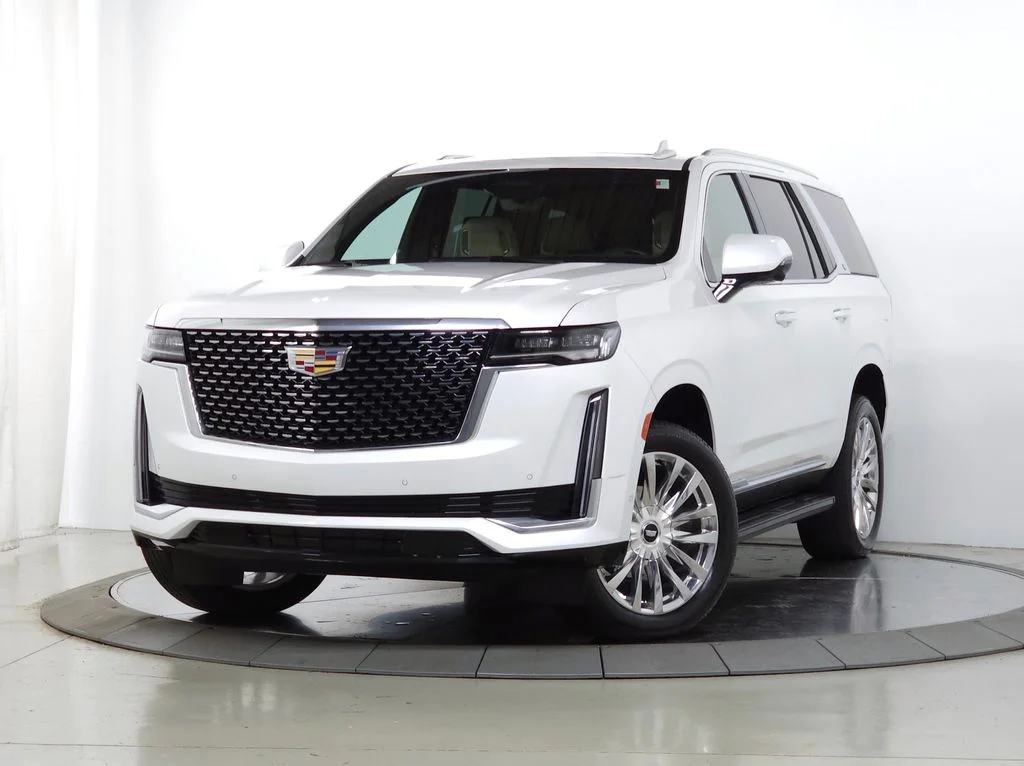 Used 2024 White Cadillac Premium Luxury image 1