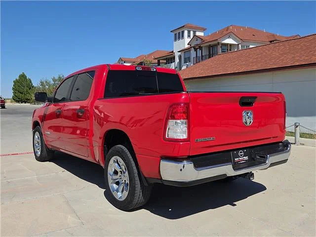 Used 2023 Flame Red Clearcoat RAM Big Horn/Lone Star 4x2 Crew Cab 144.5 in. WB image 2