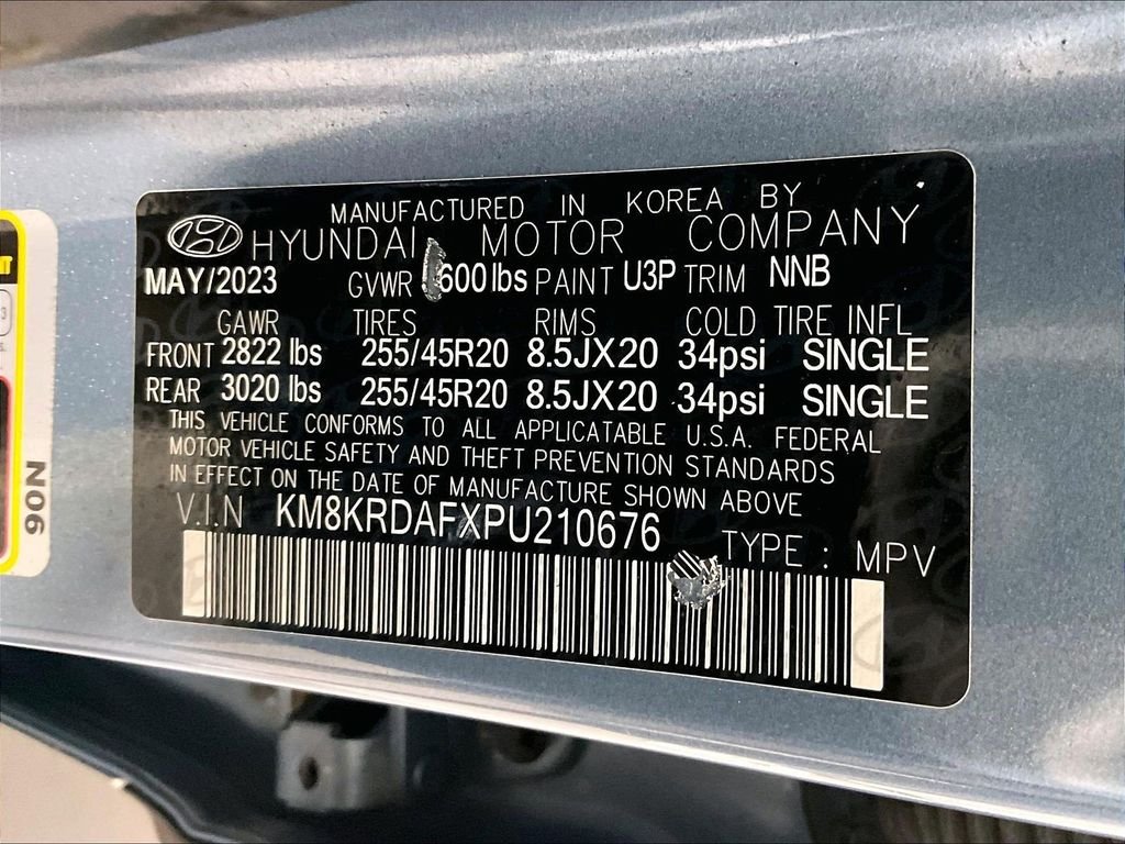 Used 2023 Blue Hyundai Limited image 37