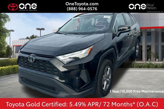 Certified Used 2025 Black Toyota XLE image 1