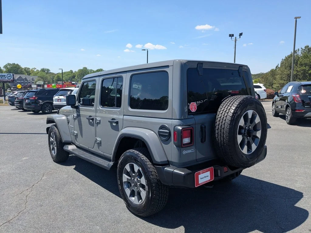 Used 2022 Sting-Gray Clearcoat Jeep Unlimited Sahara image 7