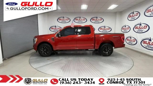 Certified Used 2023 Hot Pepper Red Metallic Tinted Clearcoat Ford XLT image 5