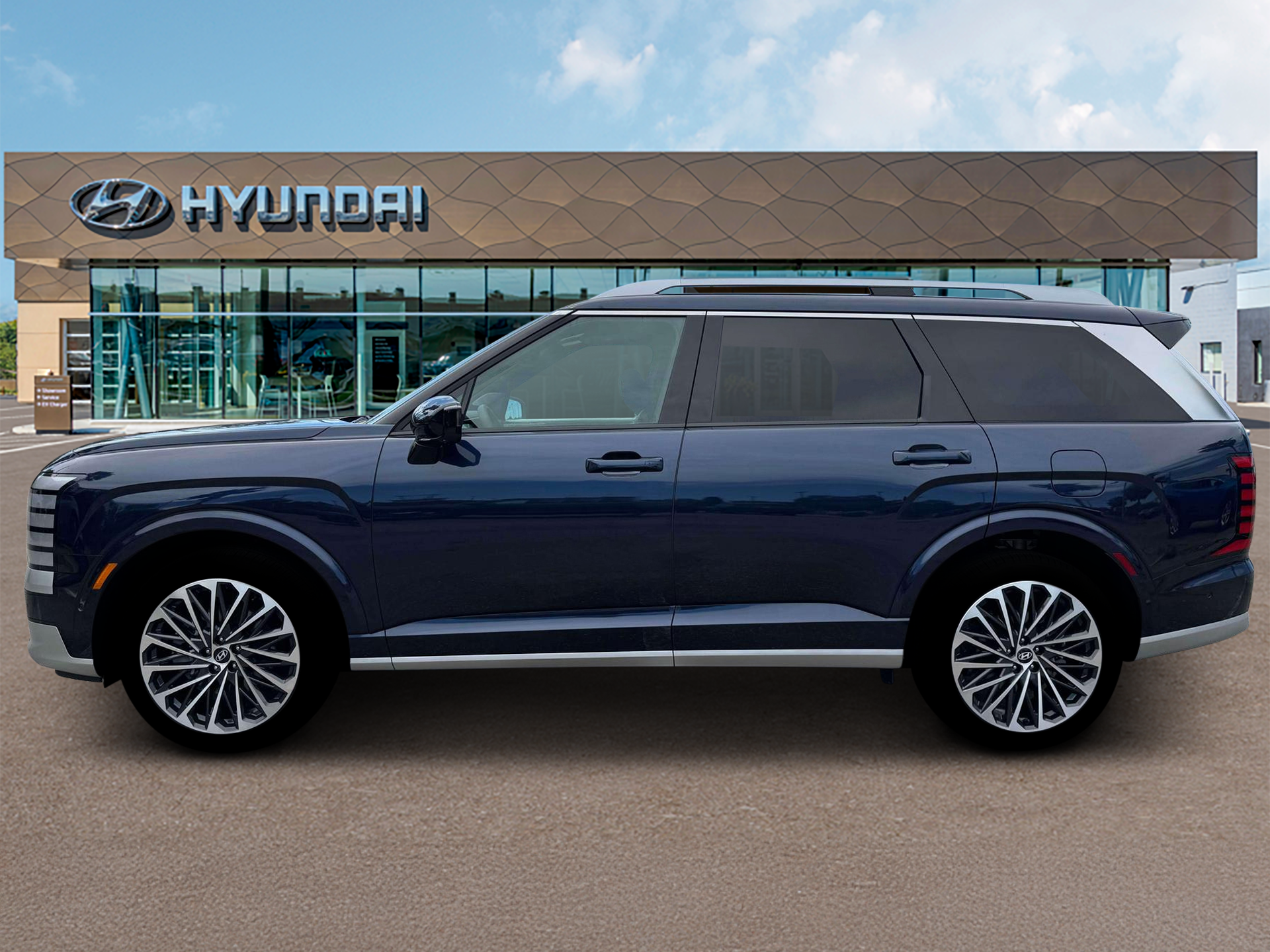 New 2026 Blue Hyundai Calligraphy AWD image 3