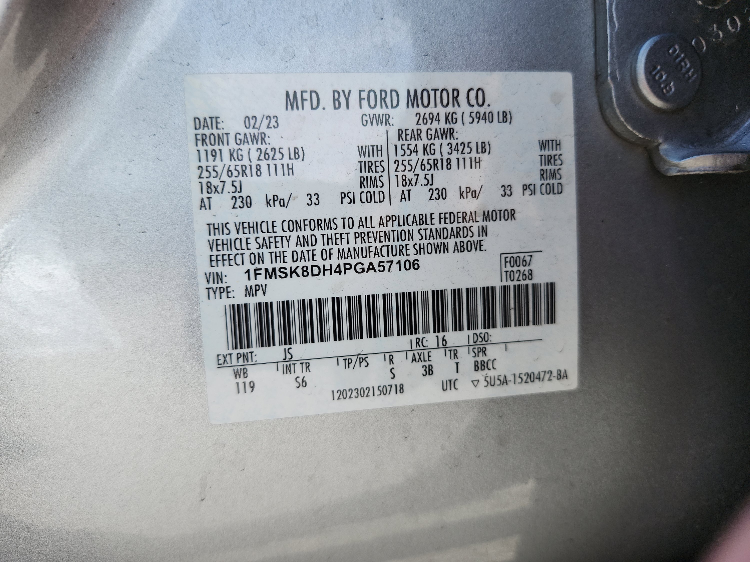 Used 2023 Iconic Silver Metallic Ford XLT image 41