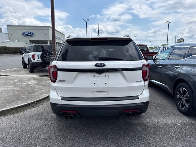 Used 2019 White Platinum Clearcoat Metallic Ford Sport image 5