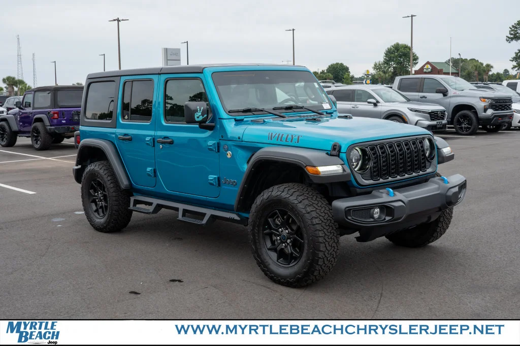 Used 2024 Bikini Pearl Coat Jeep Willys 4xe image 8