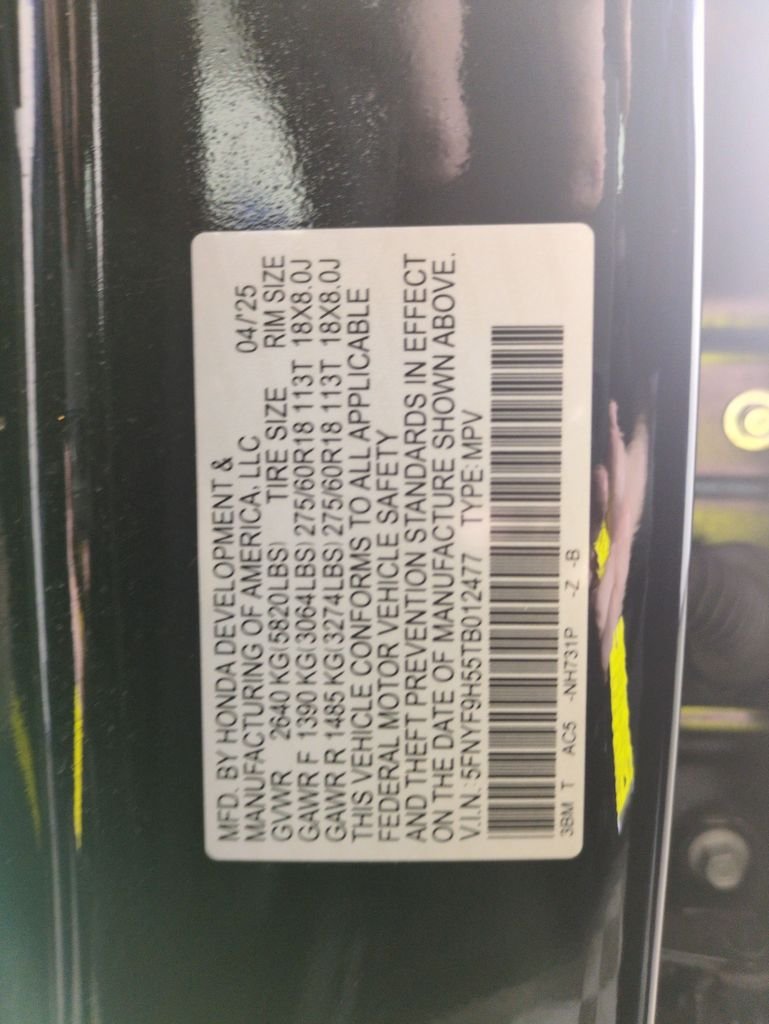 Certified Used 2026 Crystal Black Pearl Honda TrailSport image 34