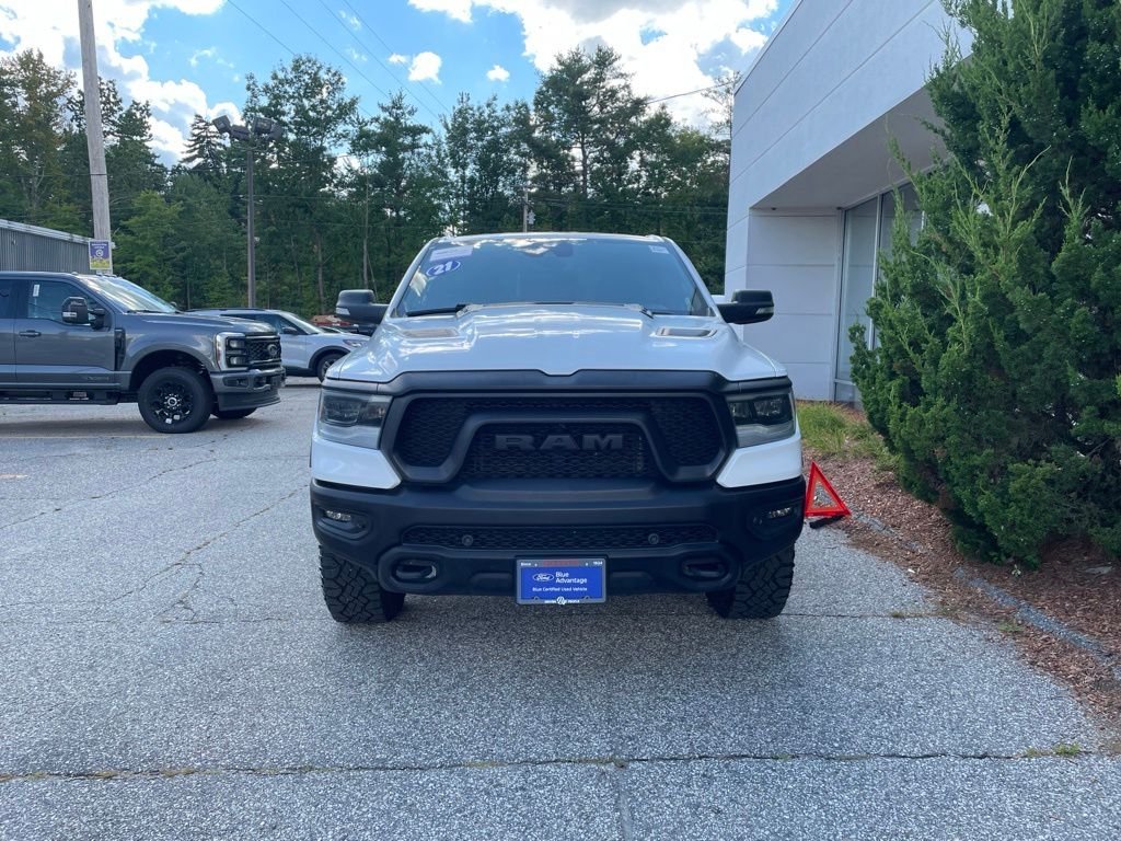 Used 2021 Bright White Clearcoat Ram Rebel image 3