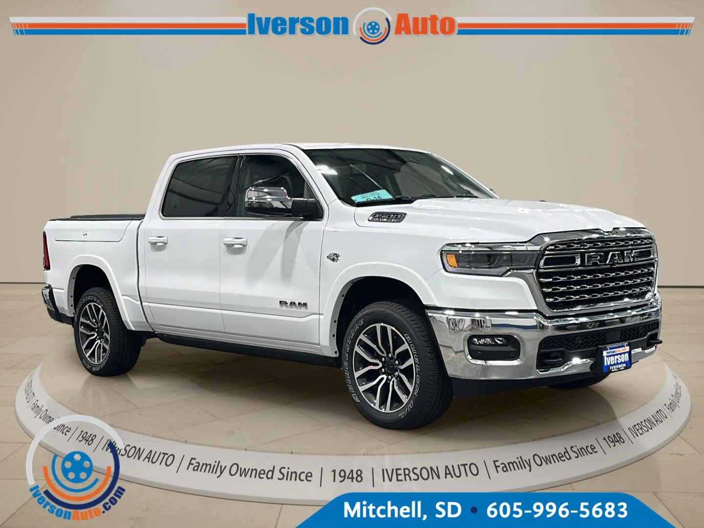 New 2027 Bright White Clear-Coat Exterior Paint RAM Longhorn image 1