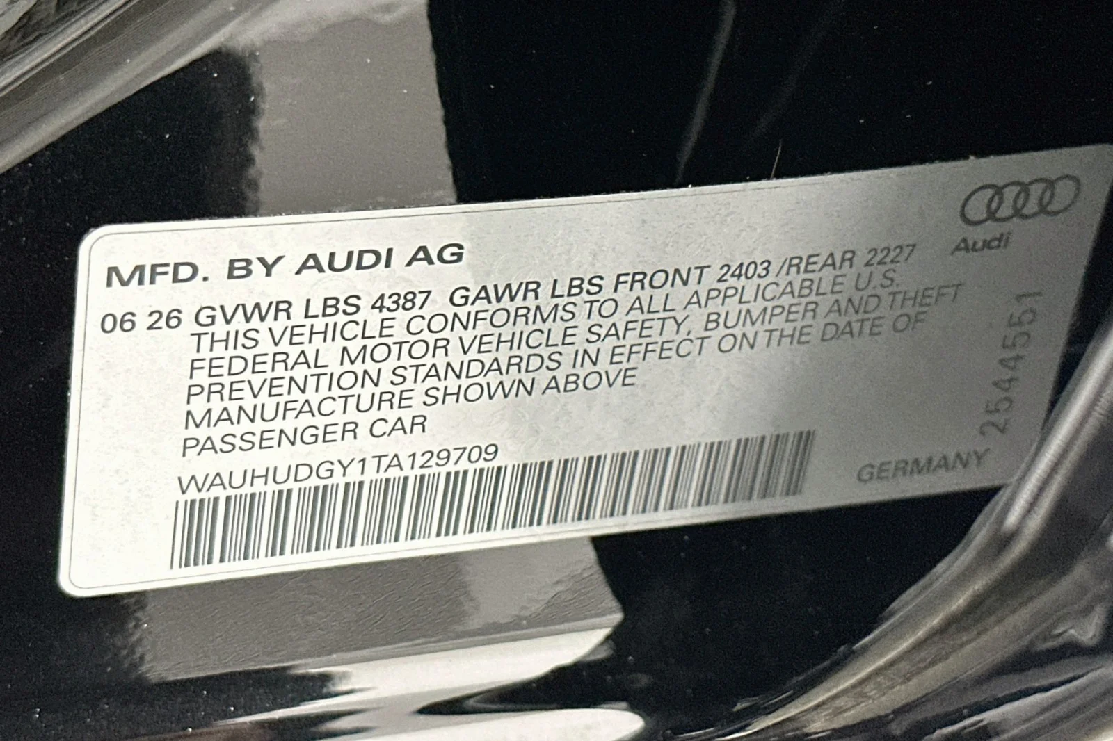 New 2026 Mythos Black Metallic Audi Premium Plus image 17