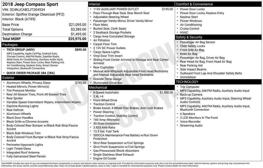 Used 2018  Jeep Sport image 9