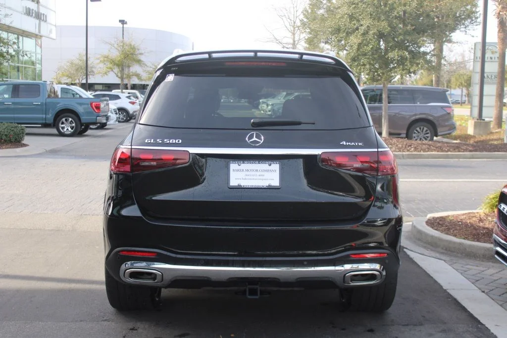 Certified Used 2025 Obsidian Black Metallic Mercedes-Benz GLS 580 image 7