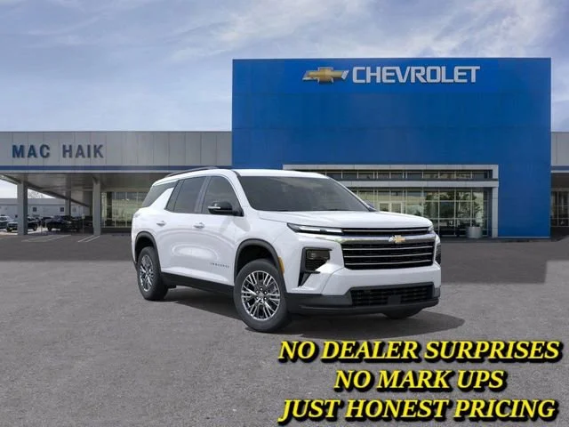 Summit White 2026 Chevrolet Traverse LT FWD SUV / Crossover Front-Wheel Drive