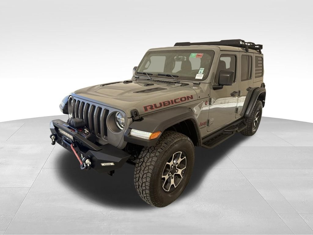 Used 2021 Gray Clearcoat Jeep Unlimited Rubicon image 11