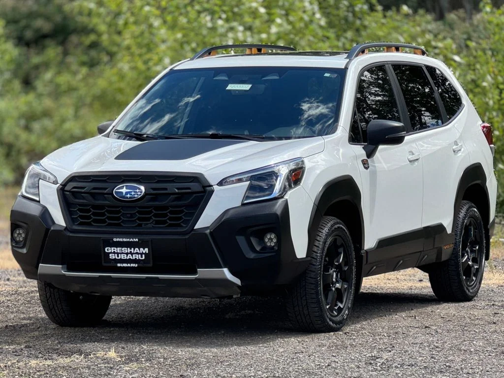 Used 2023 Crystal White Pearl Subaru Wilderness image 3