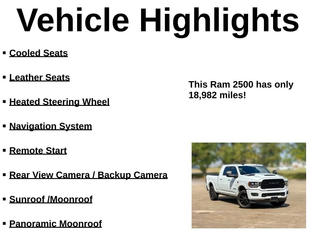 Used 2024 White Ram Limited image 34