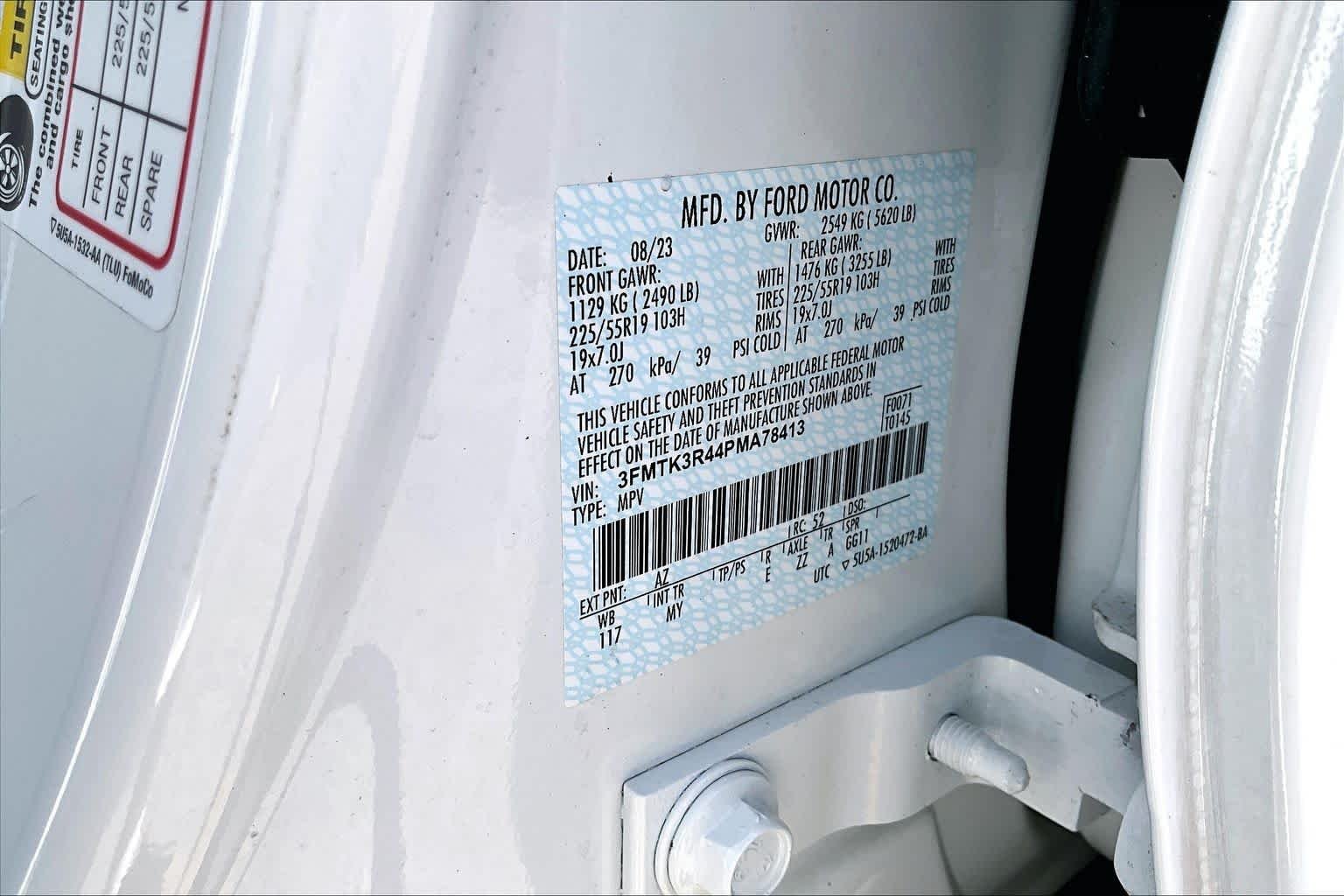 Used 2023 Star White Metallic Tri-Coat Ford Premium image 33