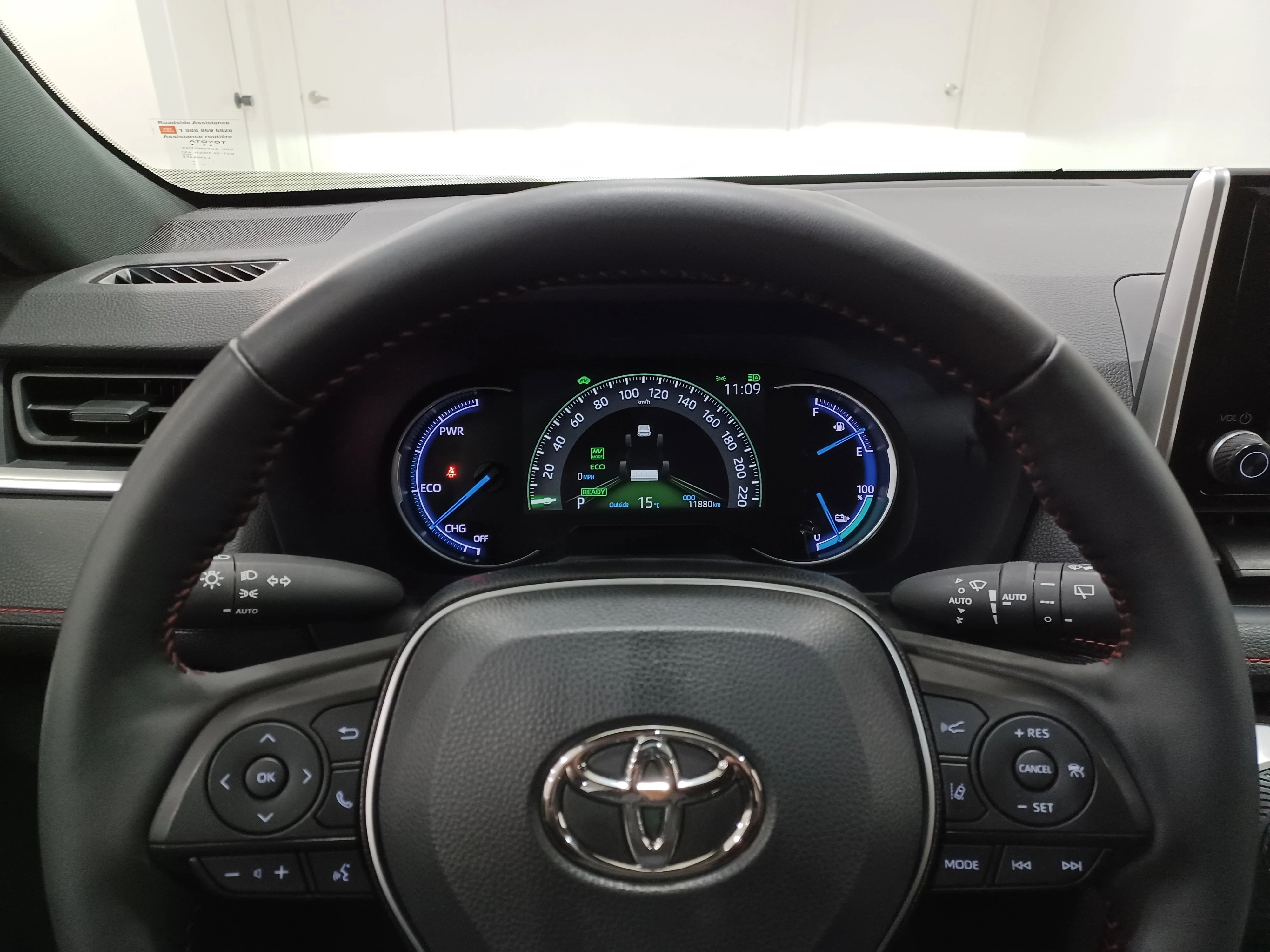 Certified Used 2025 White Toyota SE AWD PHEV*Adaptive Cruise | Remote Climate | Htd Seats &Wheel | Sunroof | Blind Spot Detection image 15