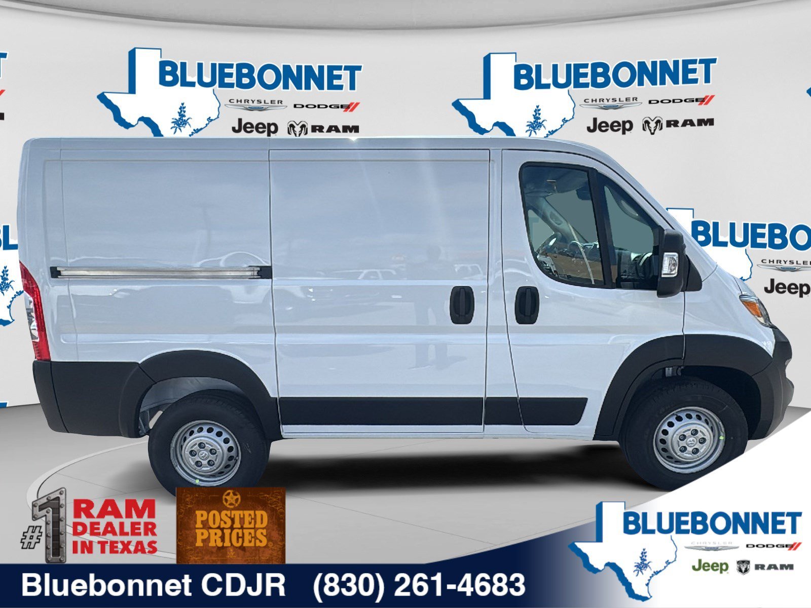 New 2026 Bright White Clear-Coat Exterior Paint RAM Tradesman image 4
