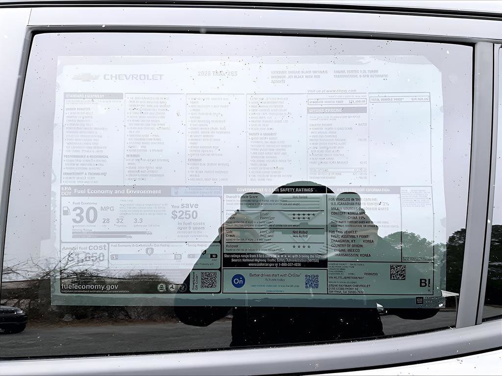 New 2026 Chevrolet Trax 2RS 4D Sport Utility