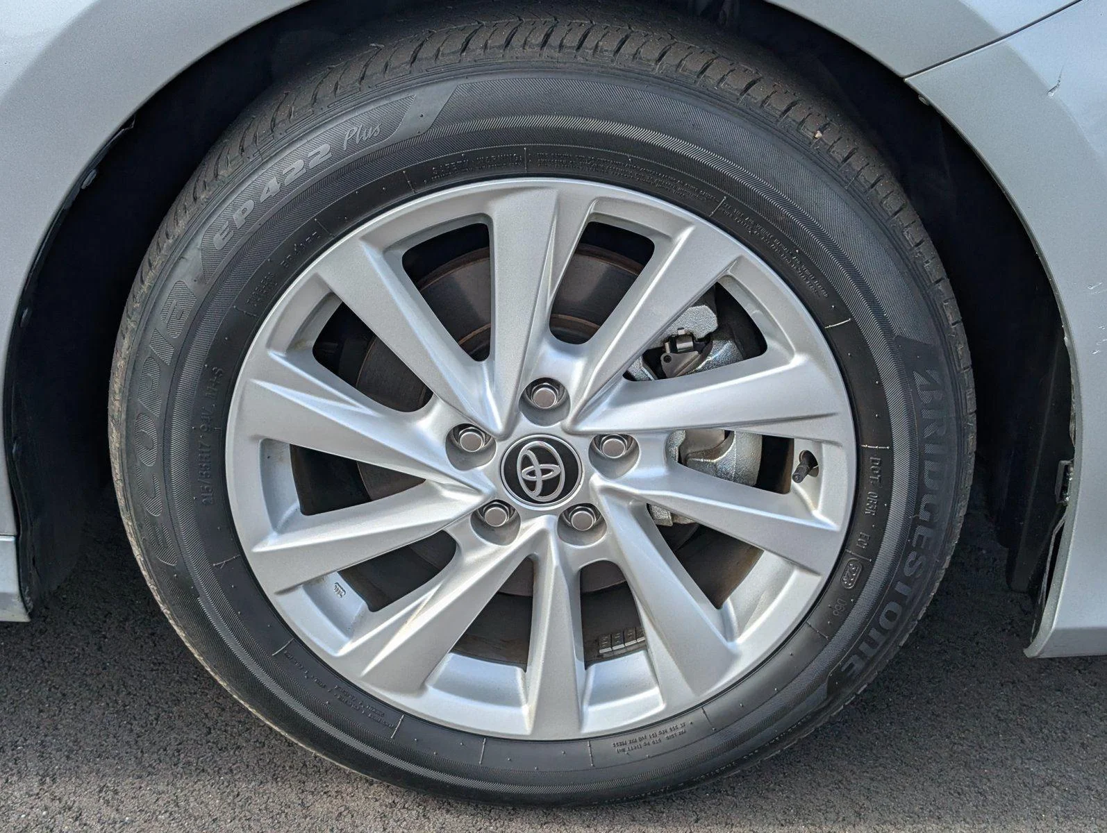 Used 2024 Celestial Silver Metallic Toyota LE image 38