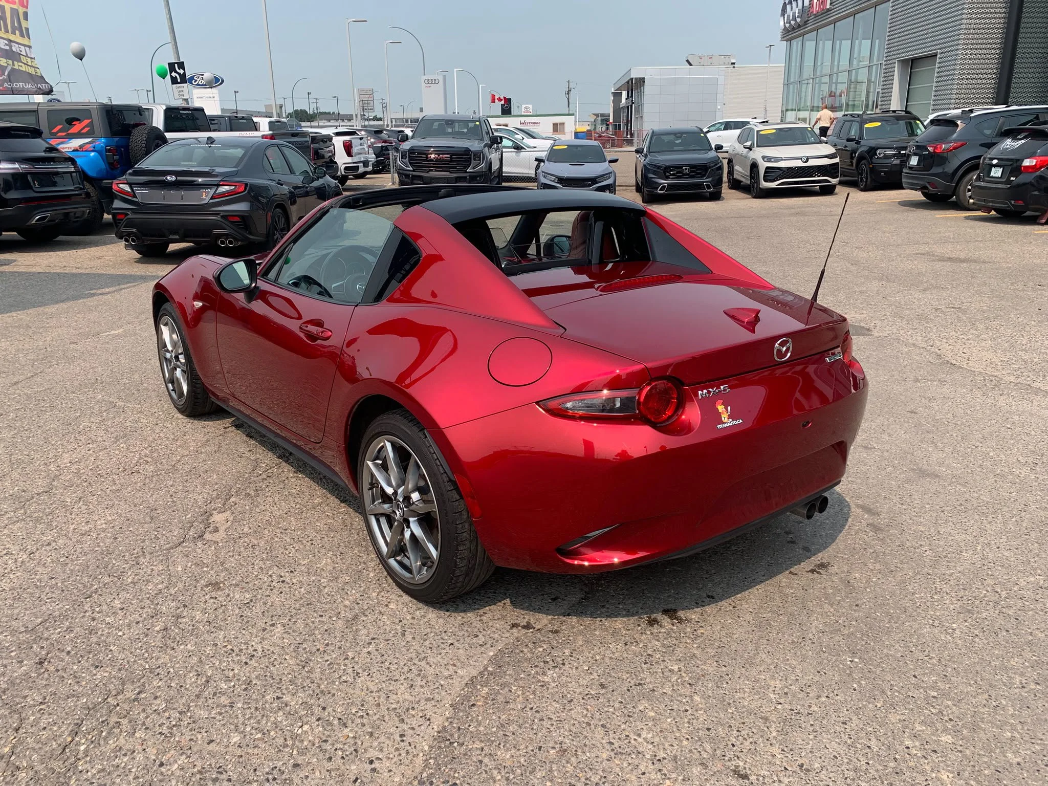 Certified Used 2022 Soul Red Crystal Metallic Mazda RF GT*Soul Red Crystal | Terracotta Htd Leather | Nav | BOSE | Power Hardtop | Blind Spot Detection image 9