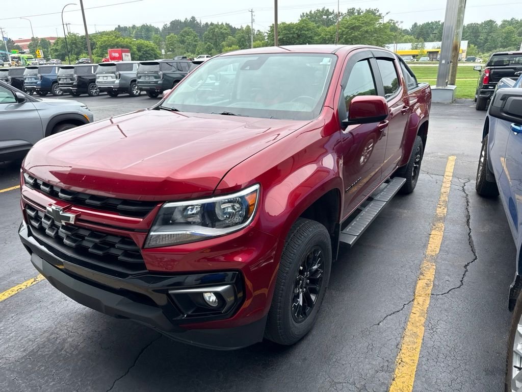 Used 2022 Cherry Red Tintcoat Chevrolet LT image 1