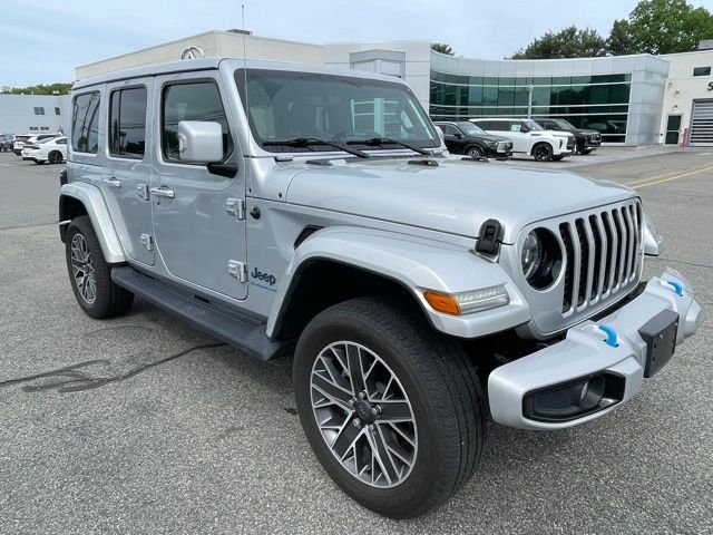 Used 2023 Silver Jeep Sahara 4xe image 3