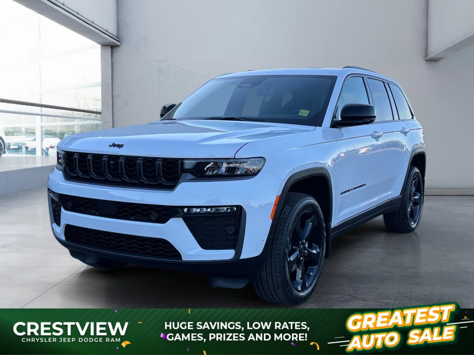 New 2027 BRIGHT WHITE Jeep Limited image 1