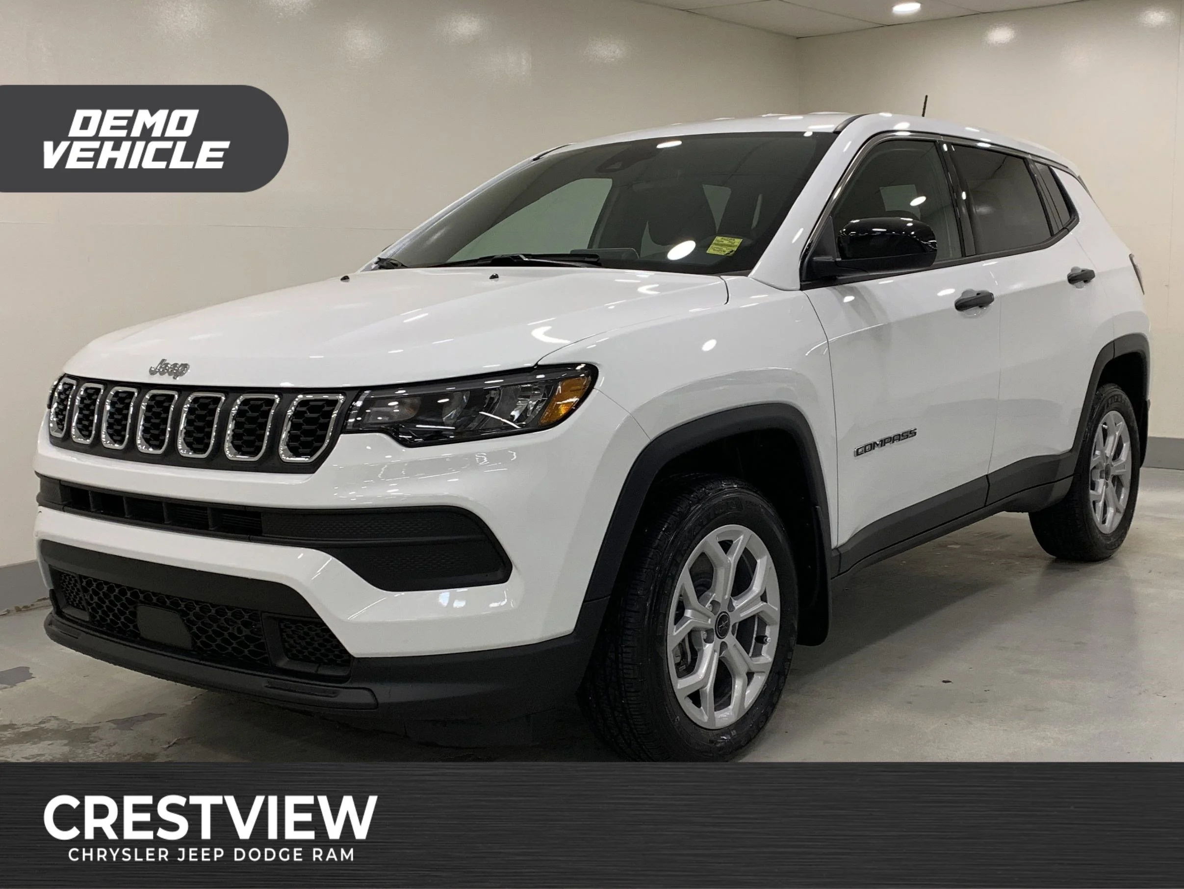 New 2026 Bright White Jeep Sport image 1