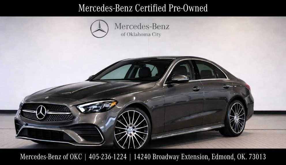 Certified Used 2023 Gray Mercedes-Benz C 300 image 1
